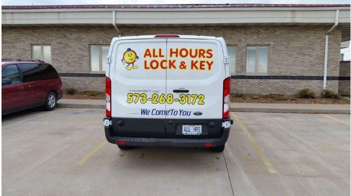 Back Of The Service Van — Columbia, MO — All Hours Lock & Key