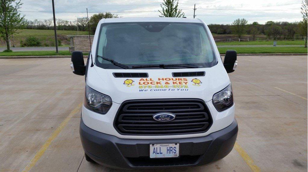 Front Of Service Van — Columbia, MO — All Hours Lock & Key