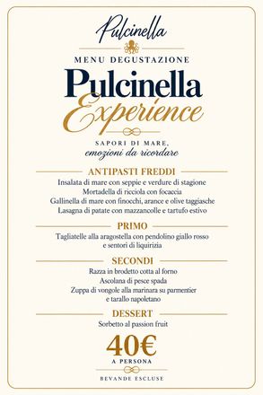 istorante pesce a Senigallia Pulcinella con specialità di mare e pesce fresco