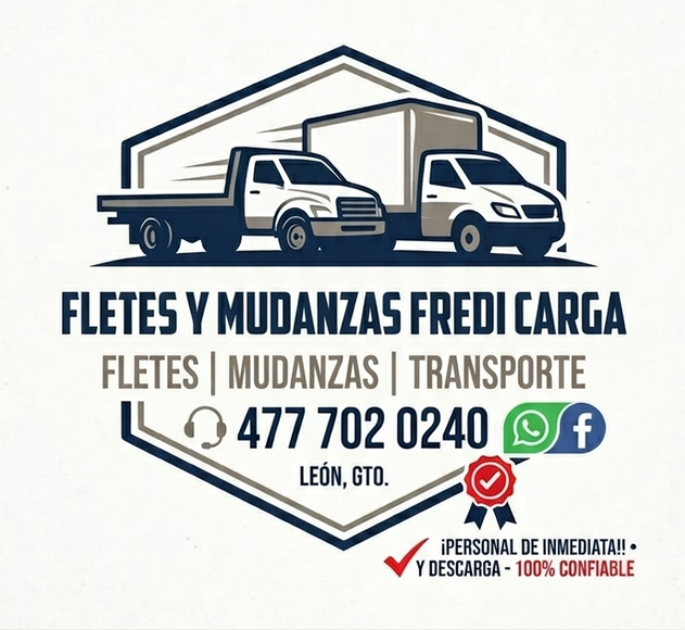 Camioneta de mudanza Fredi Carga