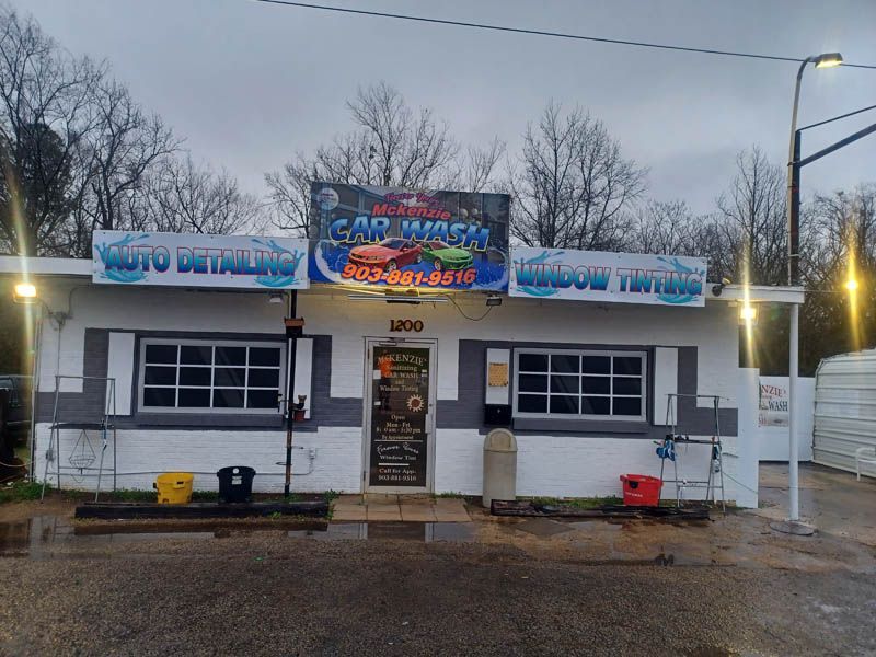 Car wash building with 