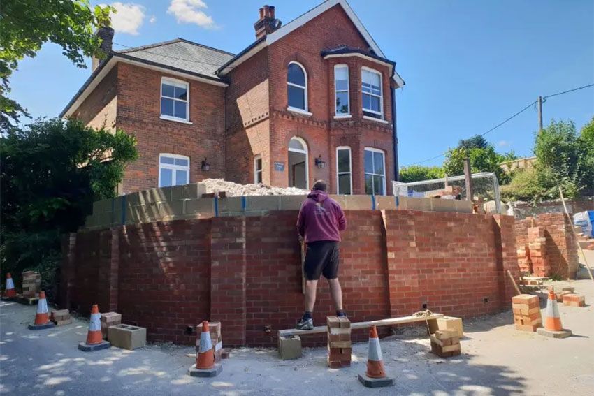 a building under construction