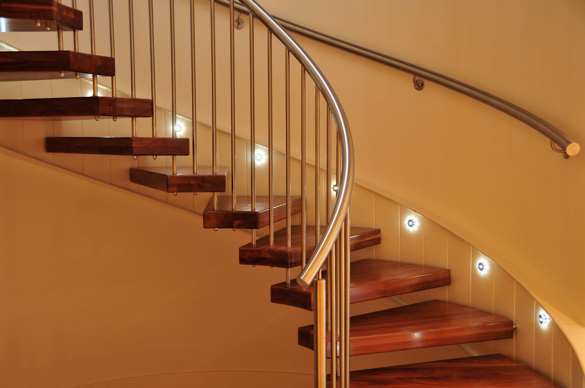 Spiral Staircase — Albany, OR — Positive Electric Inc.