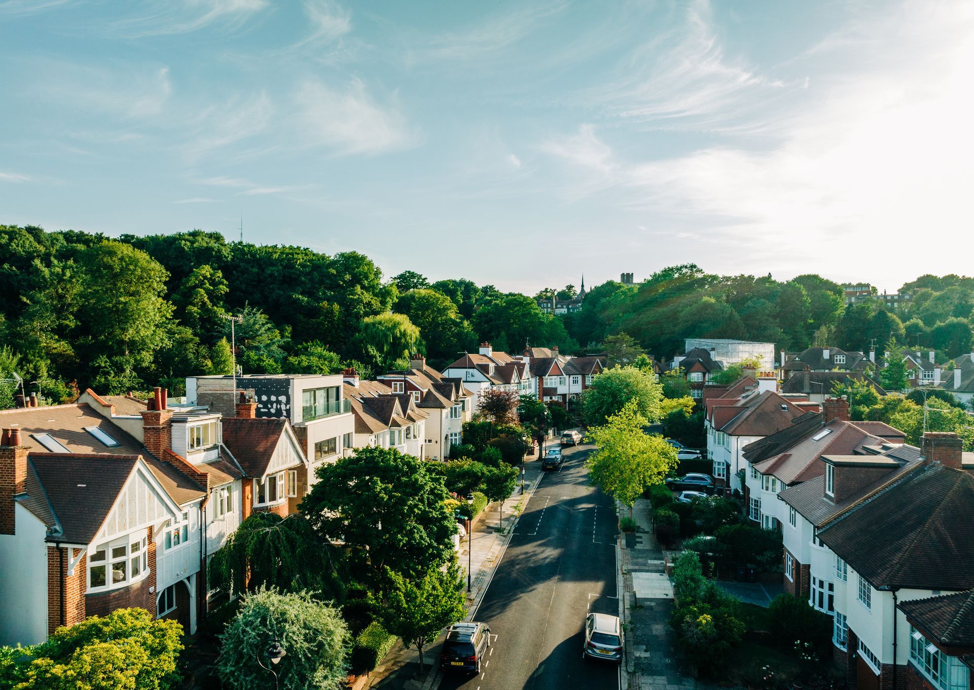 An Aerial View of Residential Area with Lots of Houses and Trees – Dayton, OH – Home Services Title