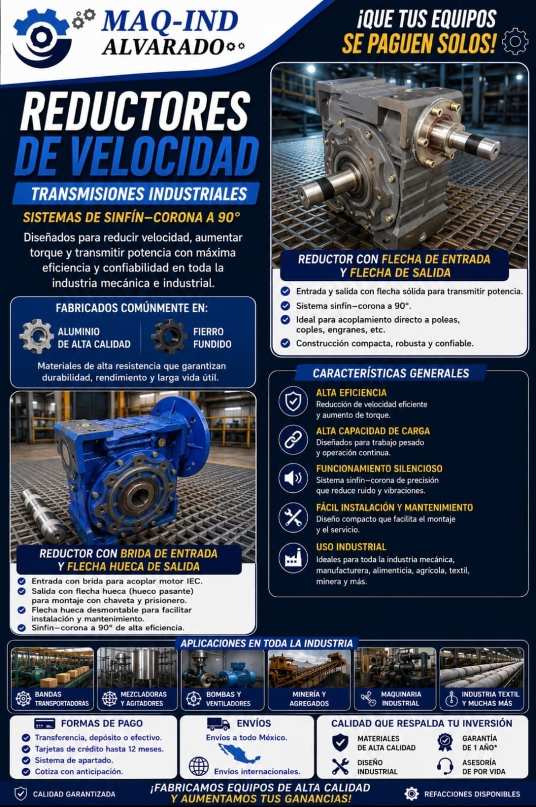 Reductores de velocidad