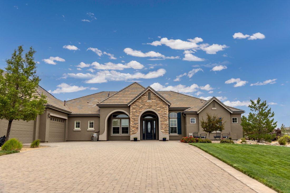 Modern residential home Modern residential home