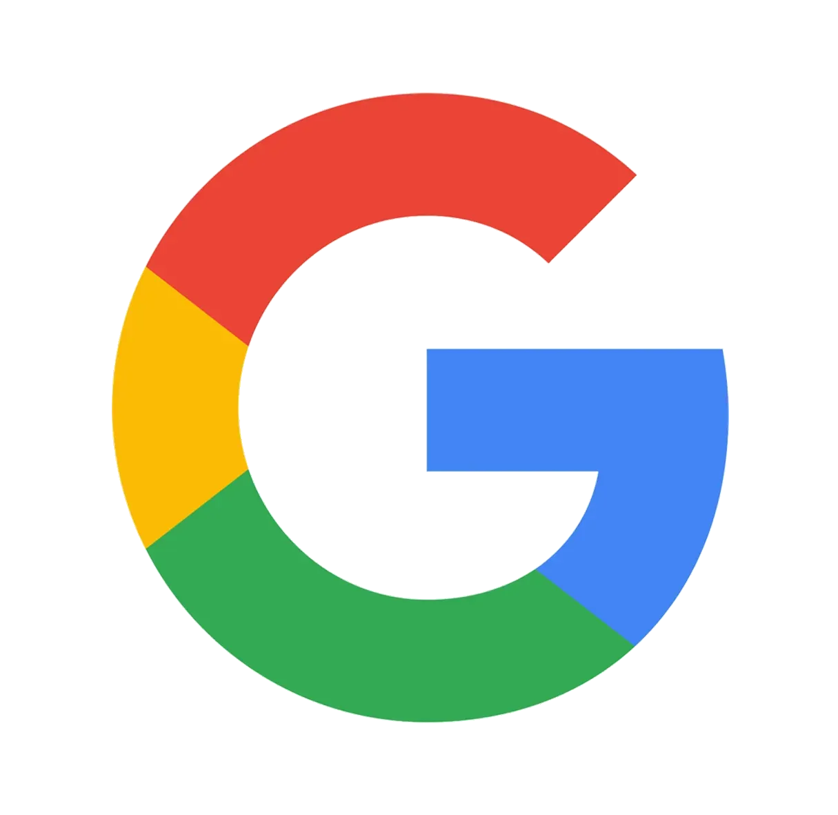 Google logo with multicolor letters on a white background
