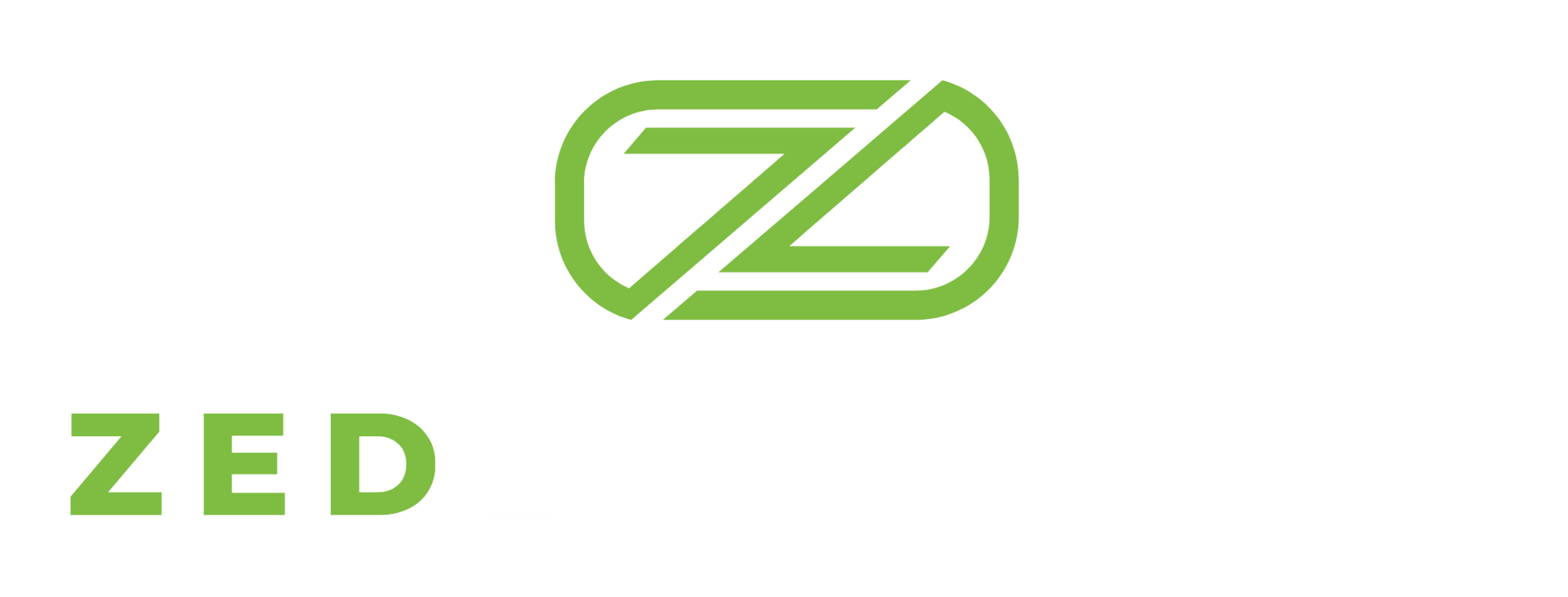 Green ZED logo with stylized “Z” icon on a white background