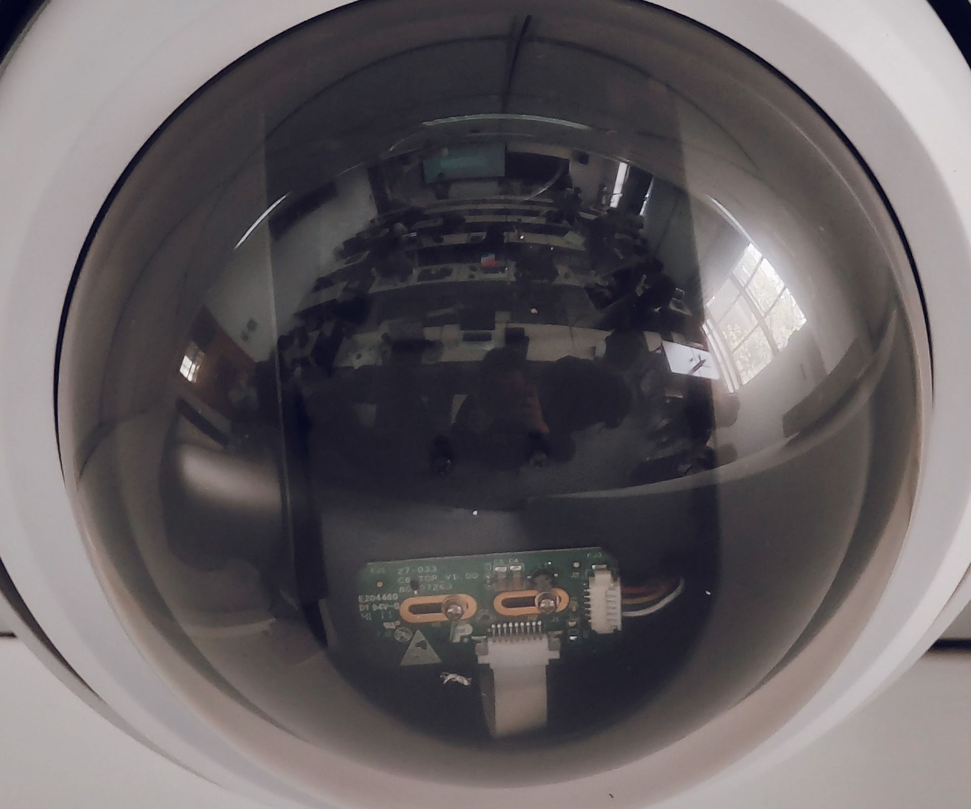 Close-up of a dome surveillance camera installed for dependable Security Camera Installation in Renton, WA.