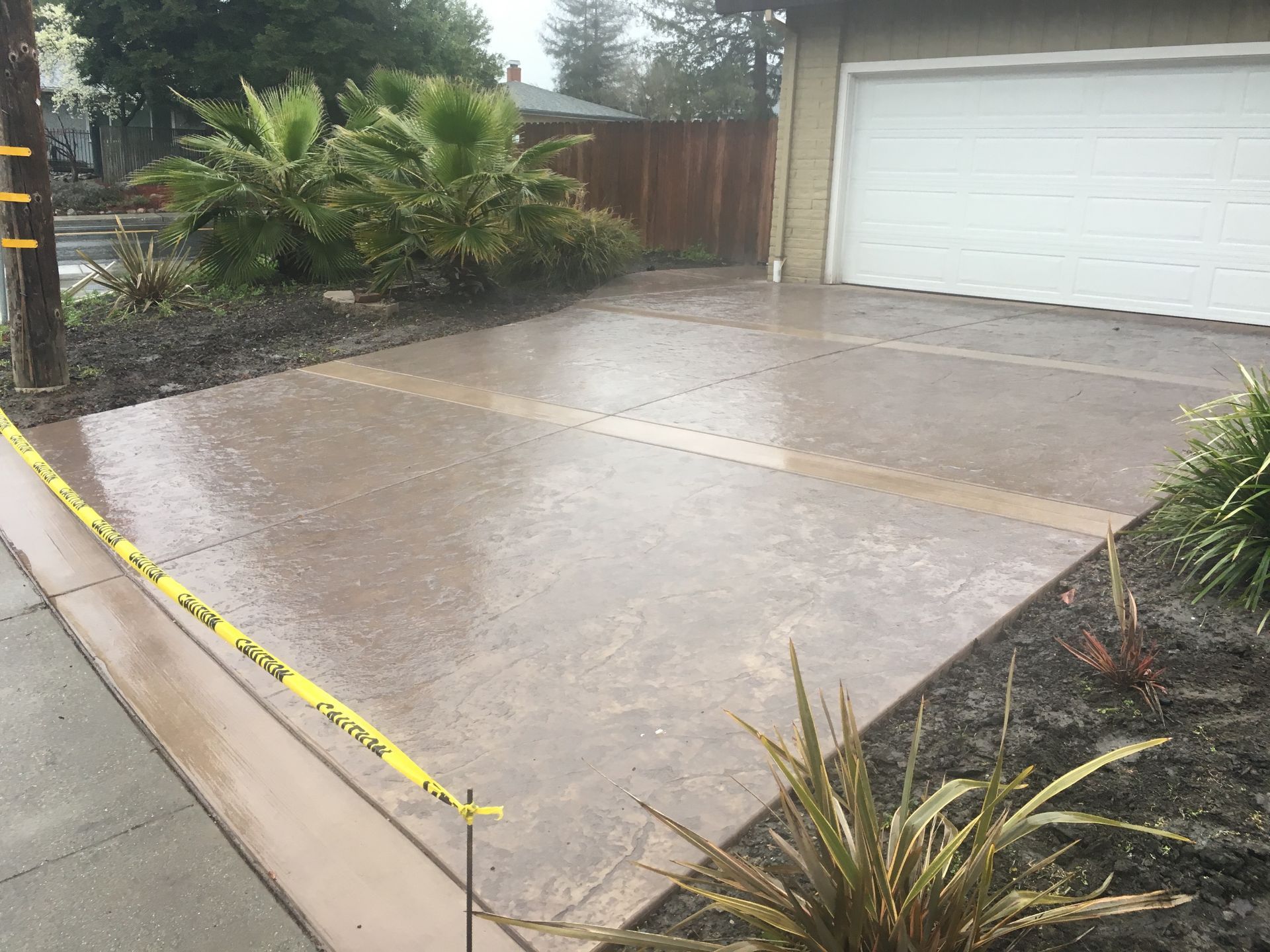 Concrete driveway installation in Martinez California