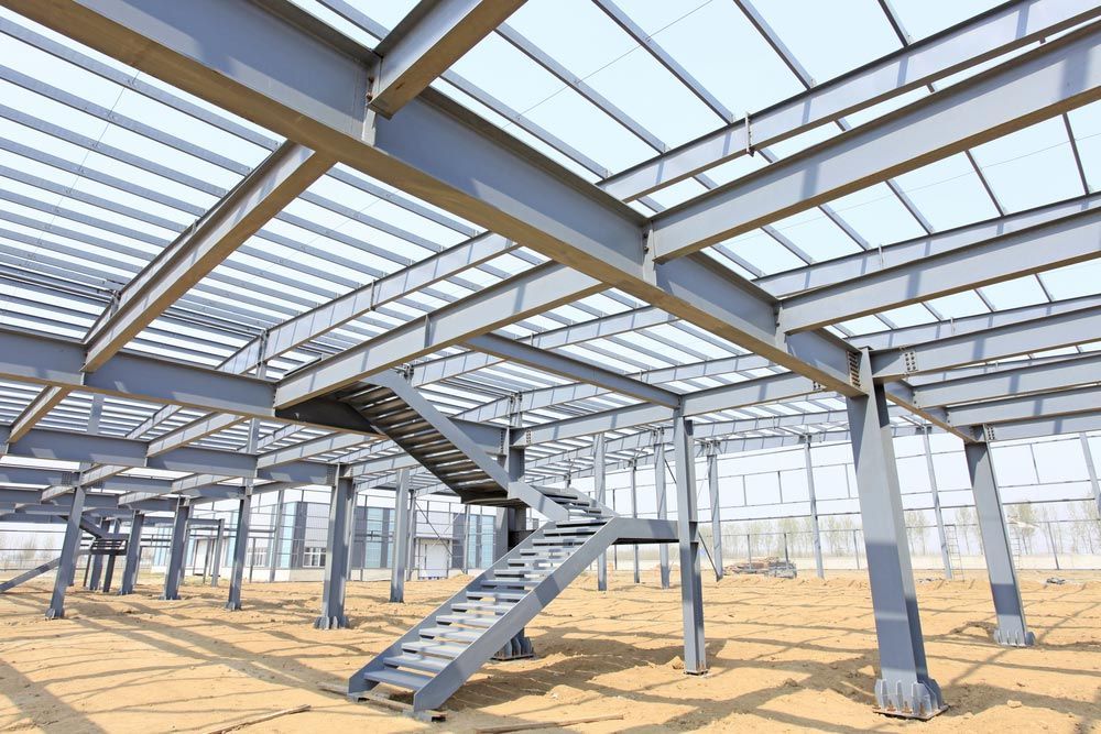 A Large Metal Structure With Stairs Going Up to the Top of It — DnA Steel Direct in Ciccone, NT