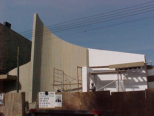 A building under construction with a sign that says l18-2