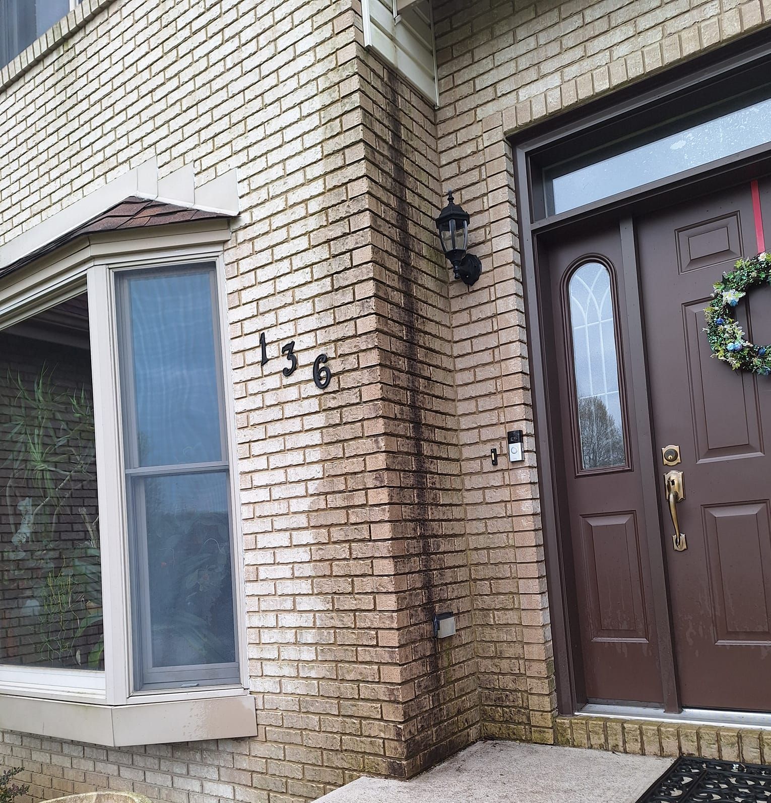 Exterior cleaning before