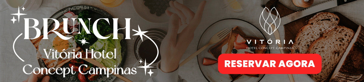 Um banner para um brunch no hotel vitoria