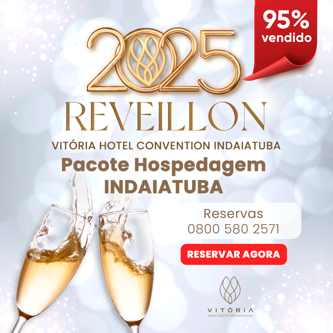Um cartaz para o réveillon de 2025 com duas taças de champanhe