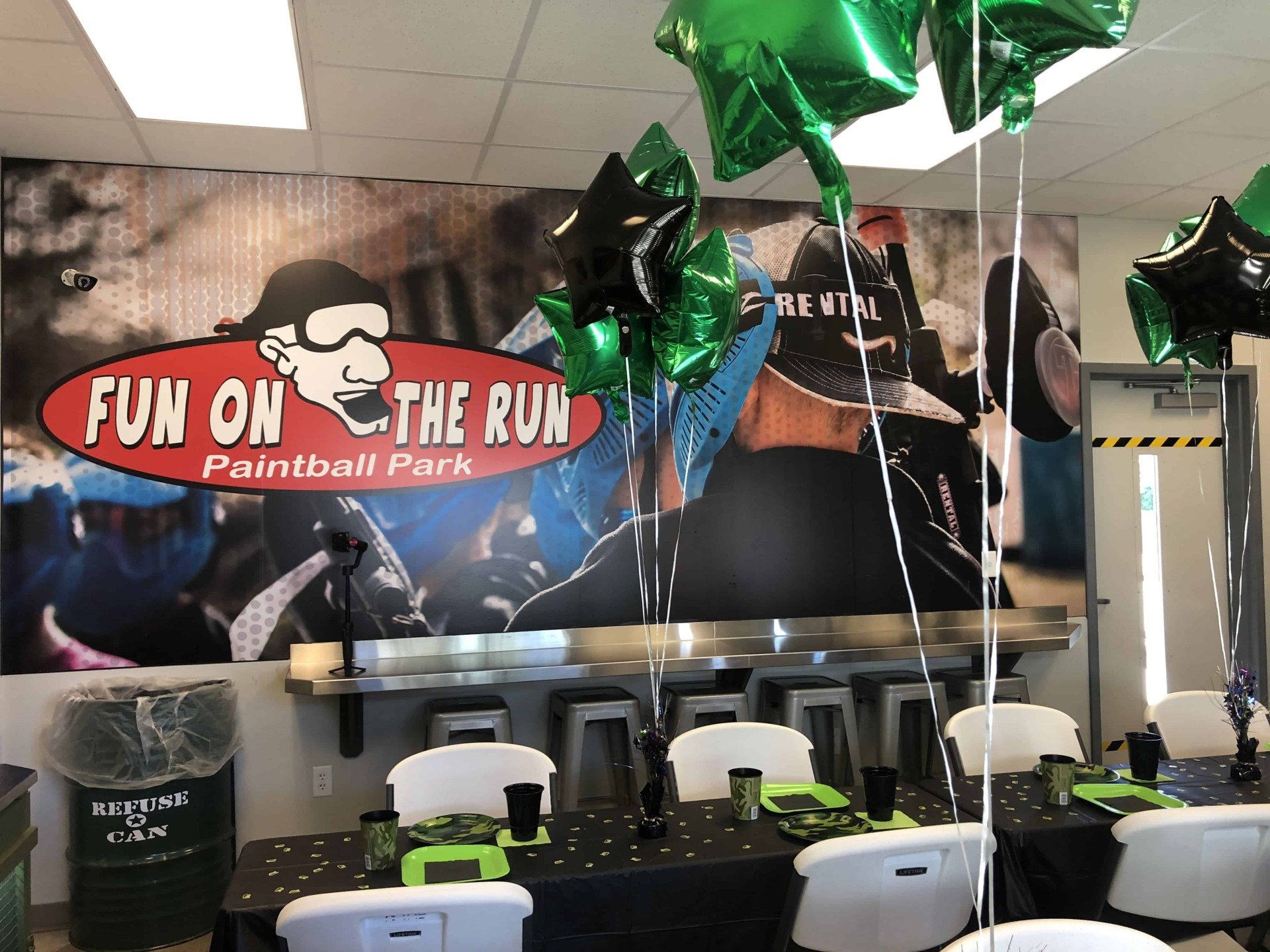 Armory Party Room Fun On The Run Paintball Park