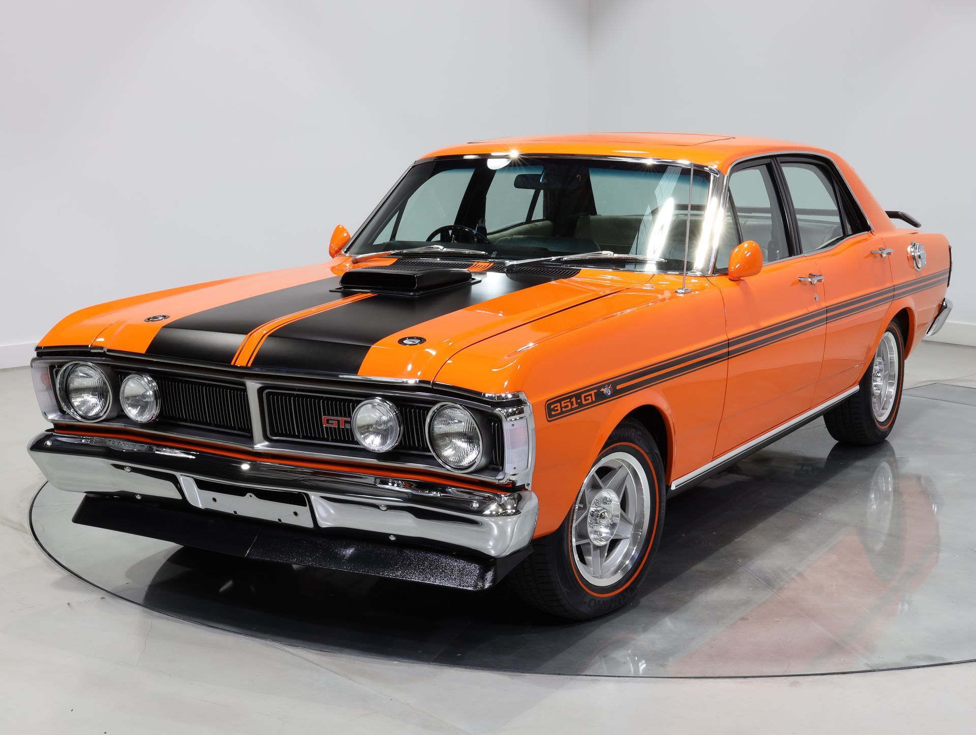 Raw Orange White Trim