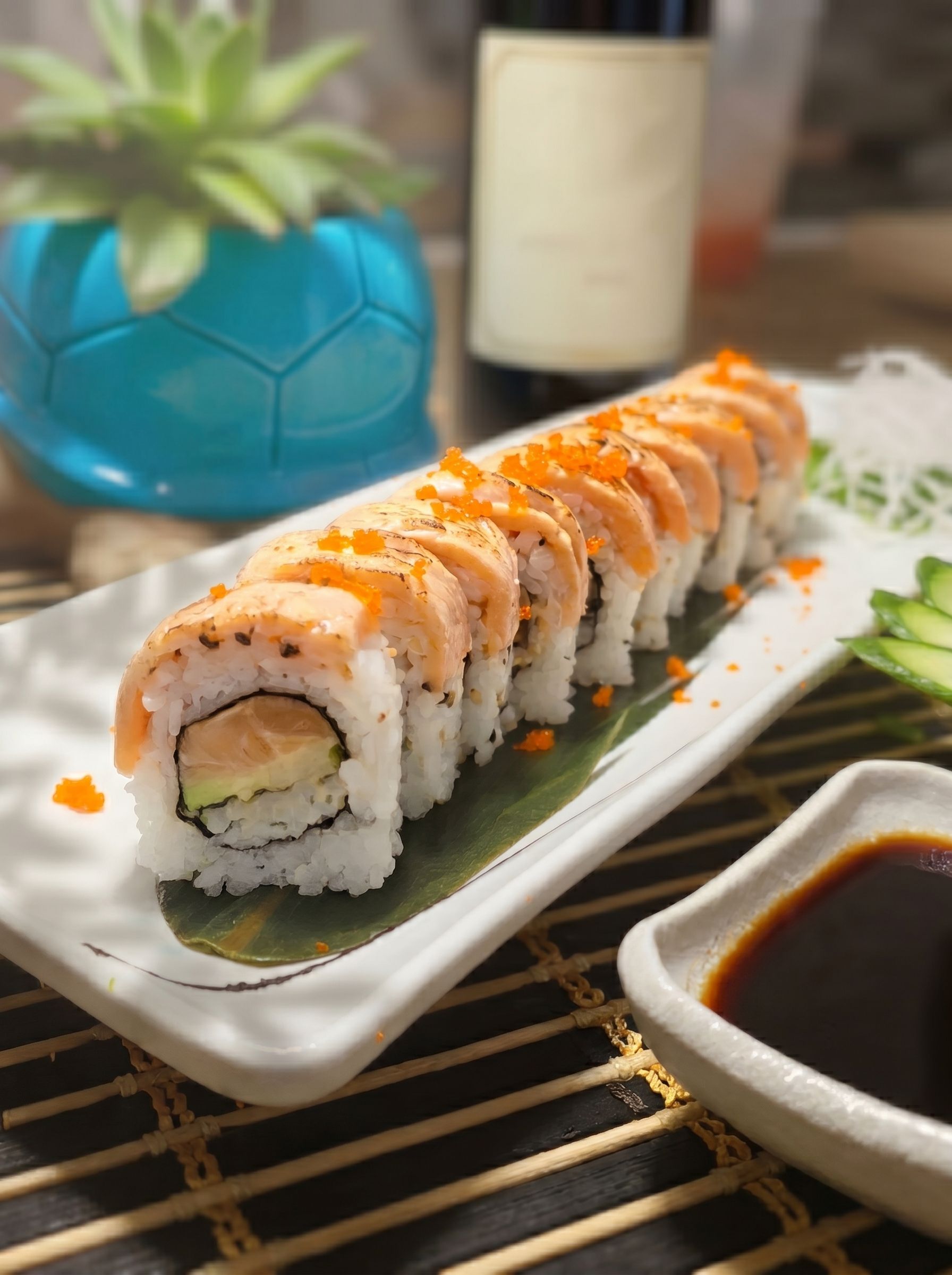 Sushi rolls ready for takeout at Mai Thai Sushi & Ramen in Stuart, FL