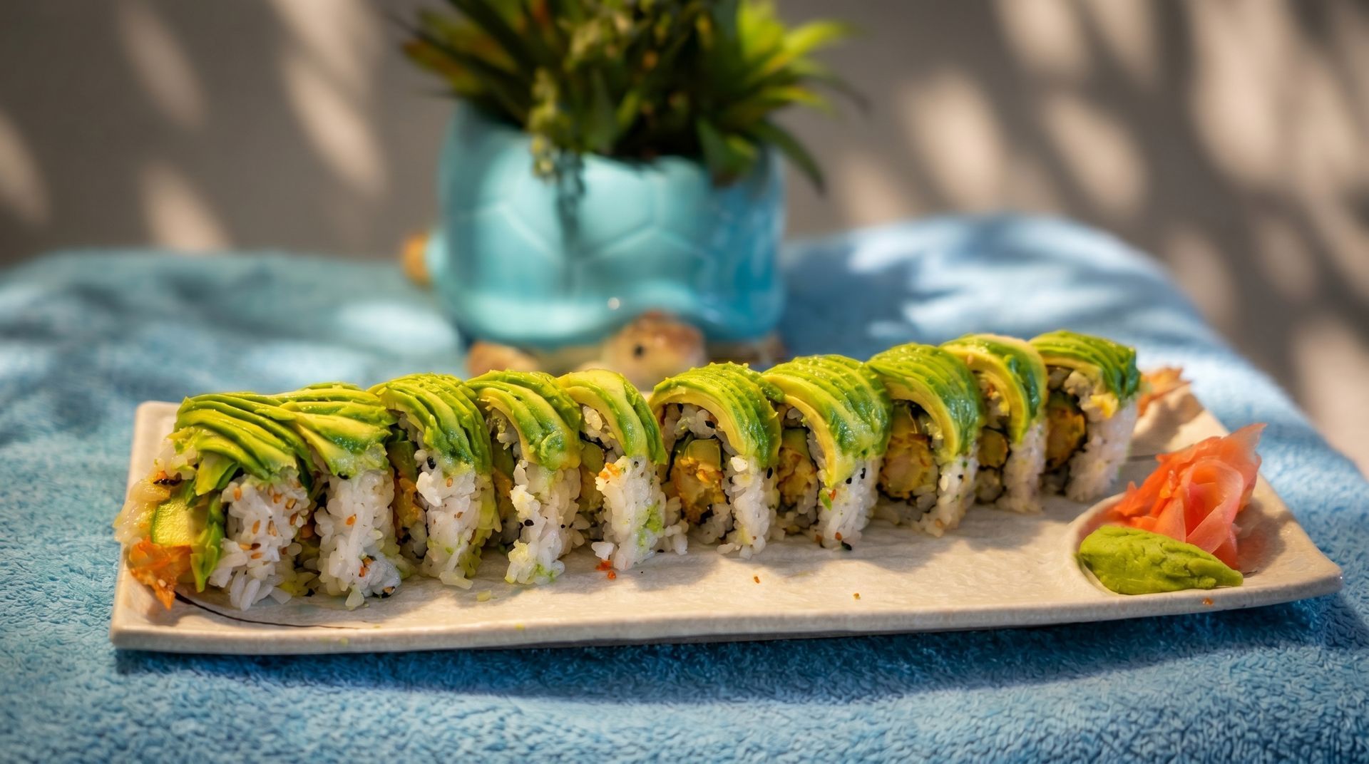 Specialty sushi roll at Mai Thai Sushi & Ramen in Stuart, FL