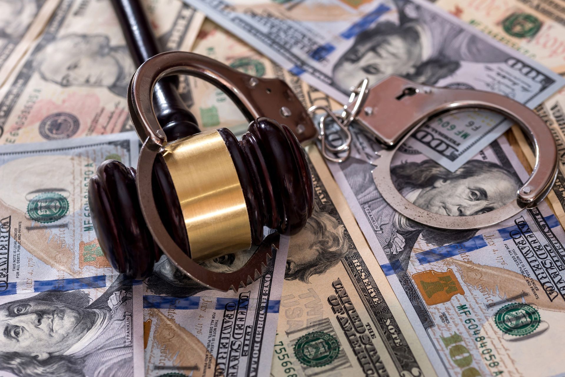 Steel Handcuffs With Judge's Gavel — Salinas, CA — Jose A. Gonzalez Bail Bonds Inc., Steel Handcuffs With Judge's Gavel — Salinas, CA — Jose A. Gonzalez Bail Bonds Inc.,