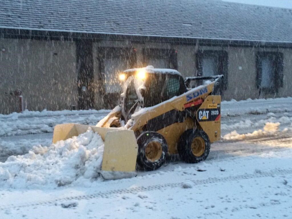Removing a Snow on Commercial Property — Congers, NY — SDM Industries Inc. Removing a Snow on Commercial Property — Congers, NY — SDM Industries Inc.