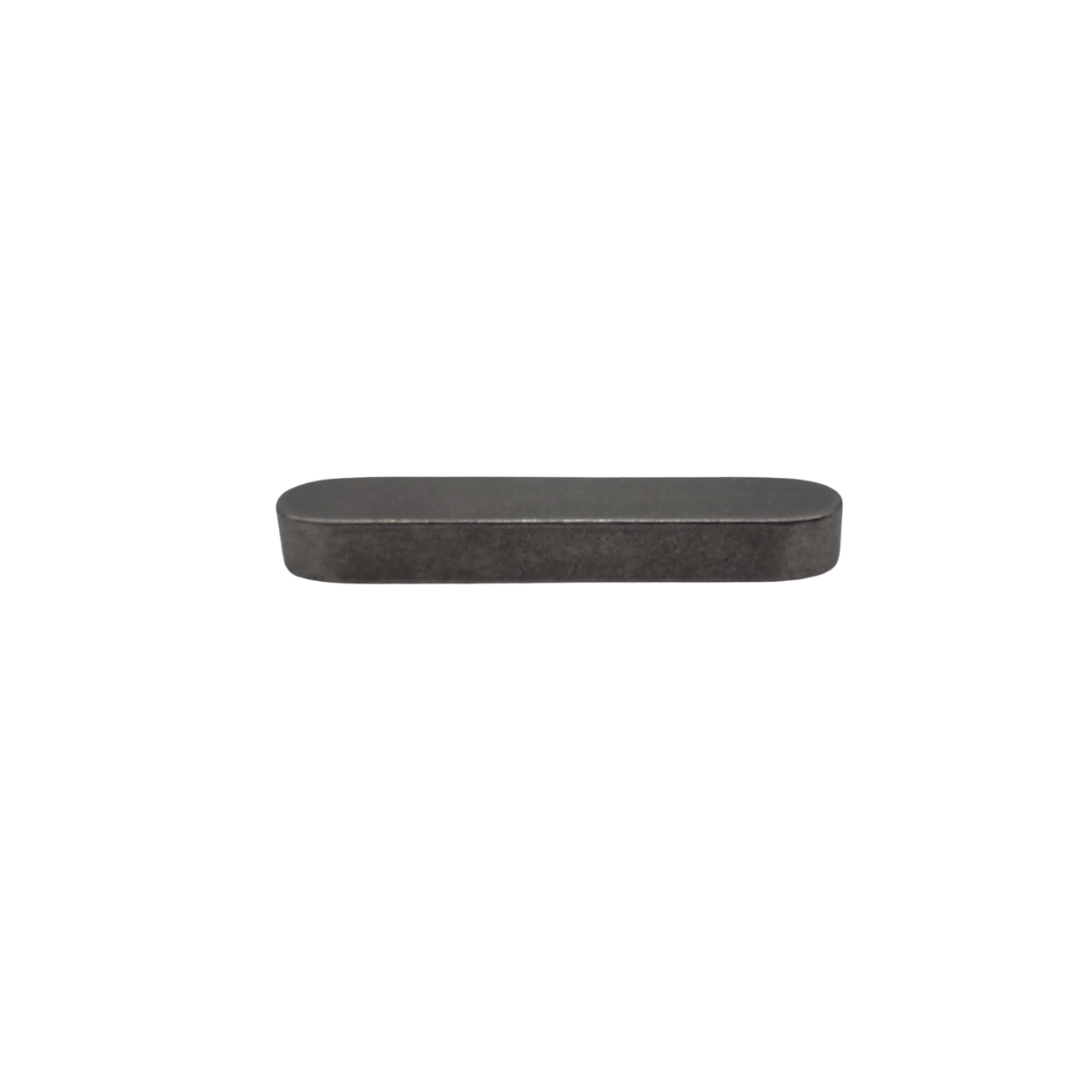 Dark gray rounded rectangular bar on a white background