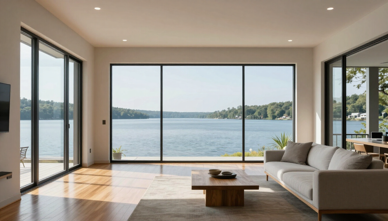 Modern Lake Home Interior