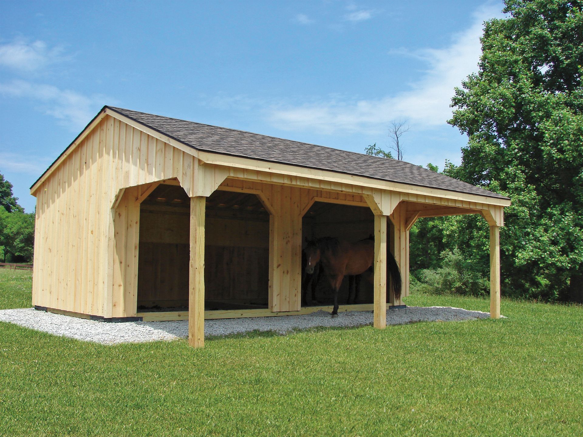 run in barn
