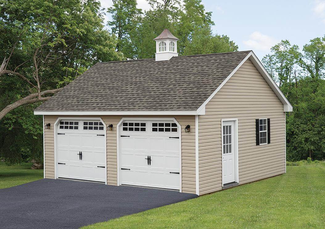 two car garage