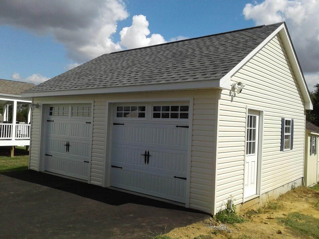 two car garage