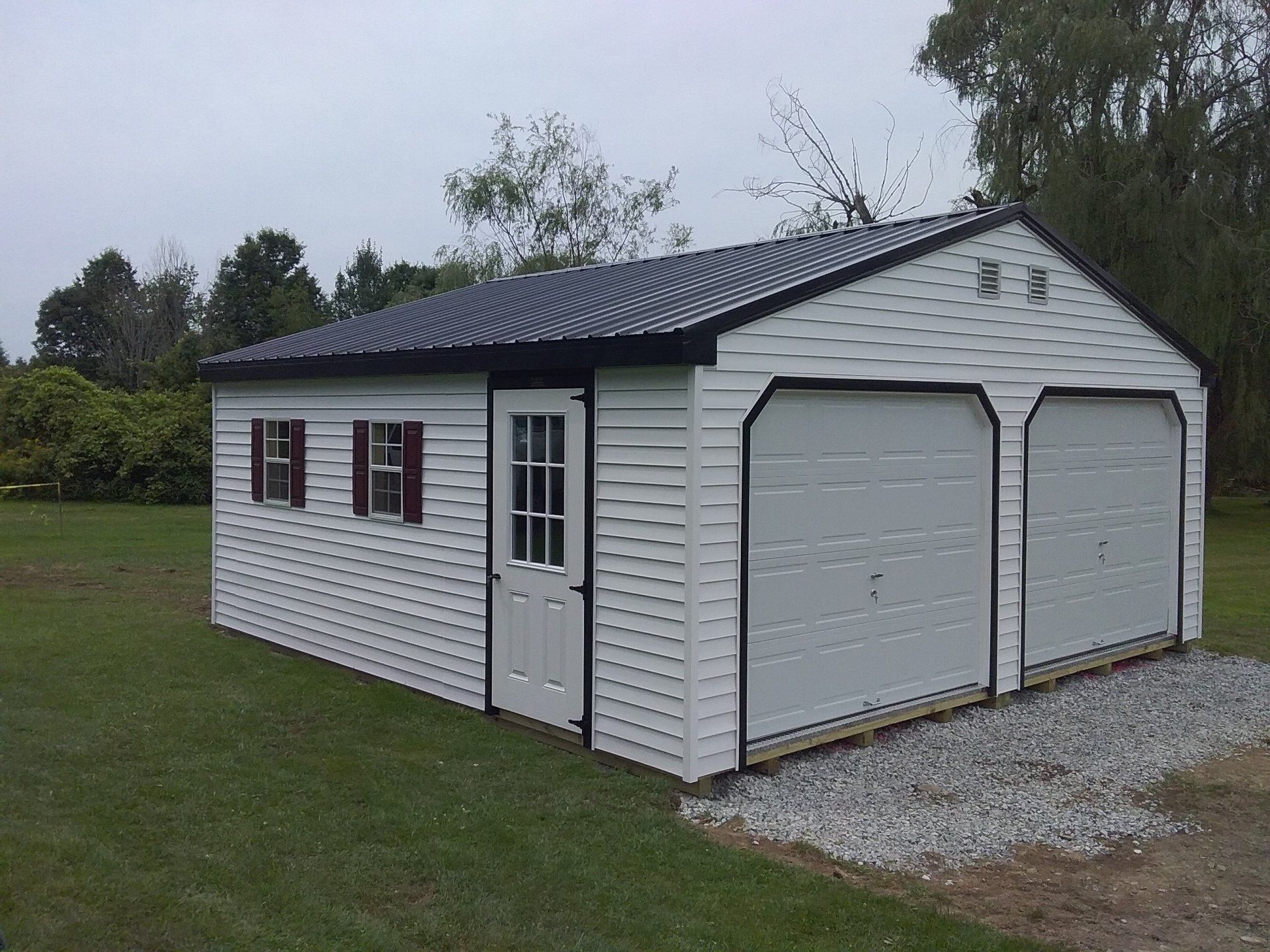 double wide garage