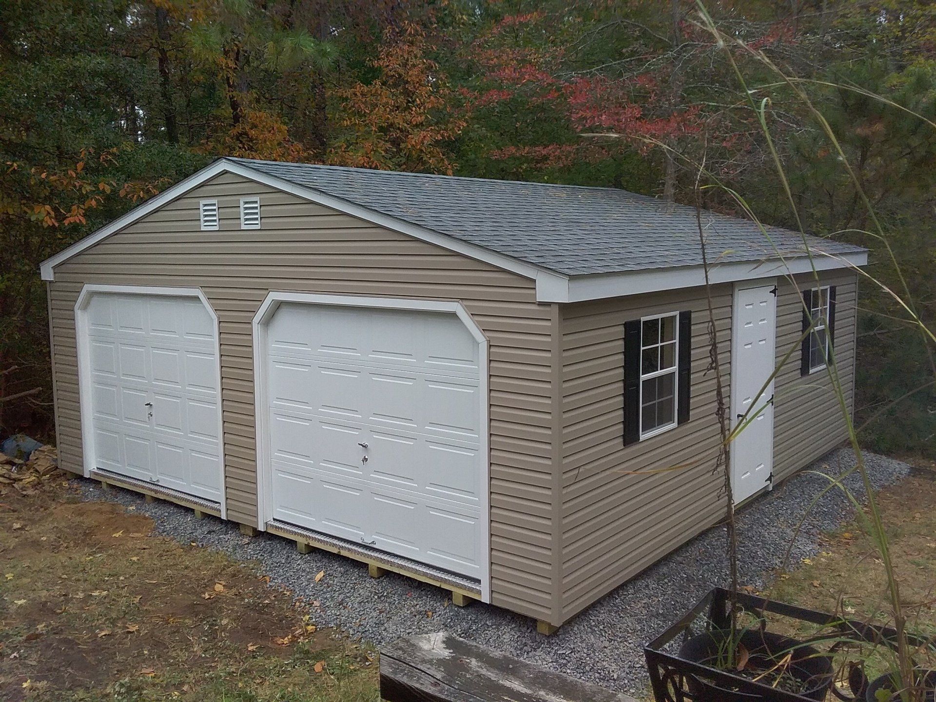 double wide garage