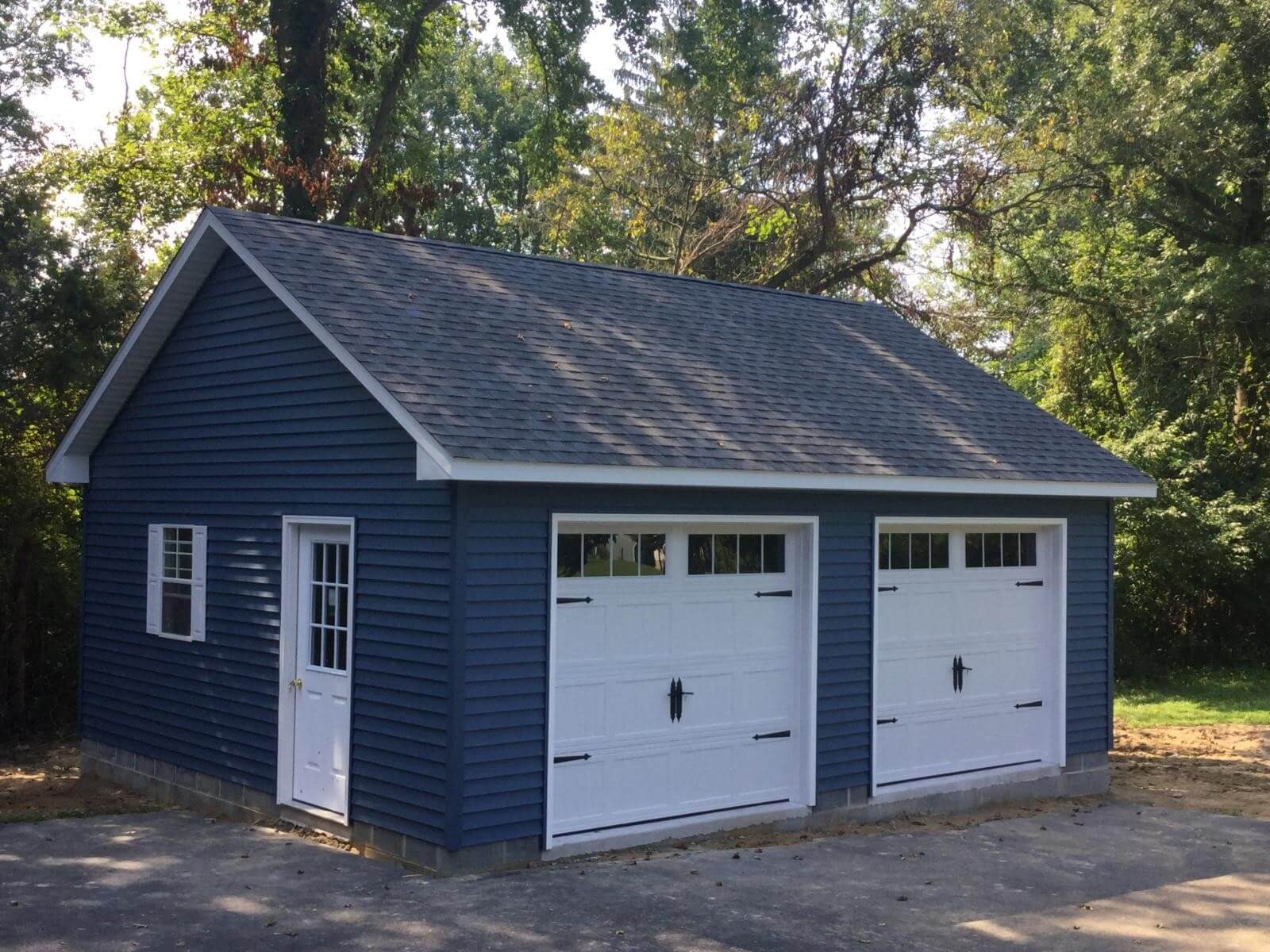 two car garage
