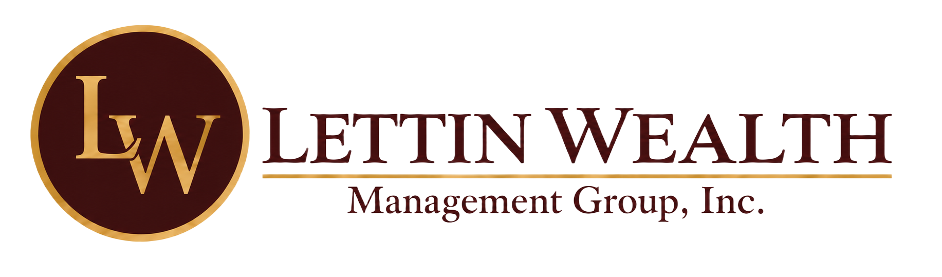 Lettin Wealth Management Group, Inc. logo with red “L” emblem and black text