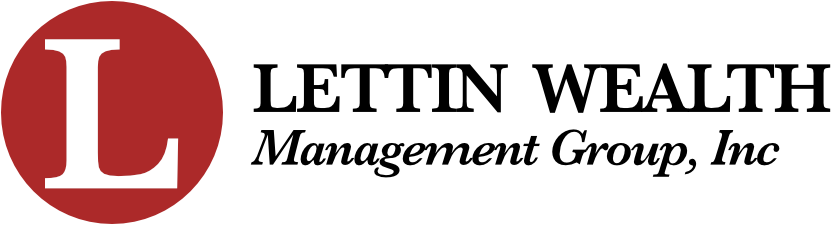 Lettin Wealth Management Group, Inc. logo with red “L” emblem and black text
