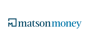 Matson Money logo in teal text with a square icon on a white background