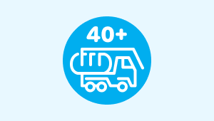 40+ Hydro excavation trucks