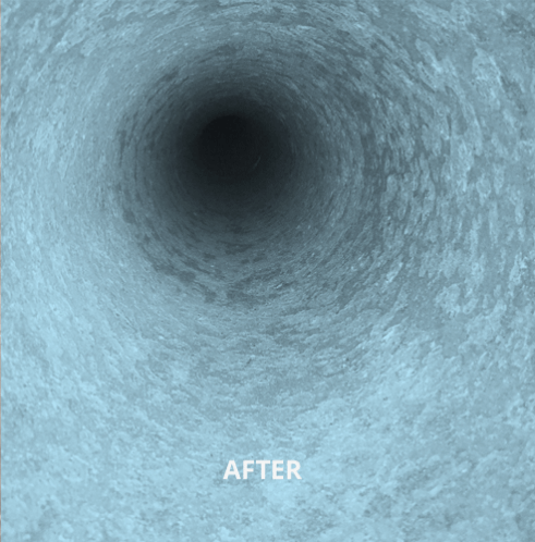 Cleaned pipe