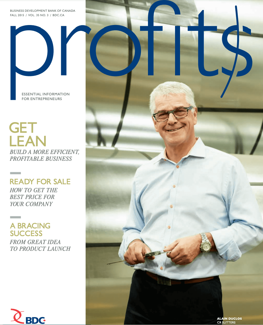 Cover of profits magazine