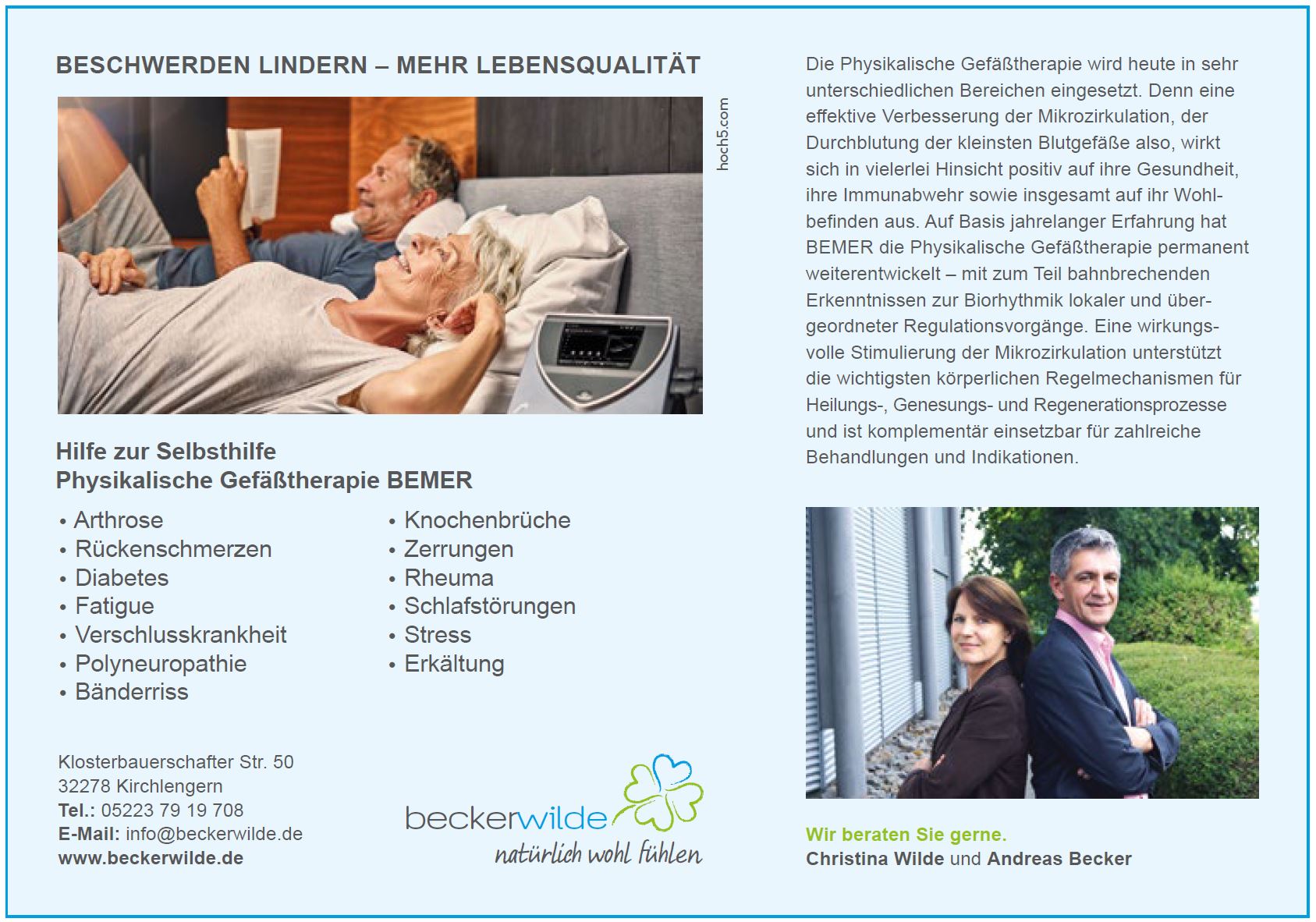 Anzeige in der Hand in Hand, Ausgabe 35, Winter 2021/2022