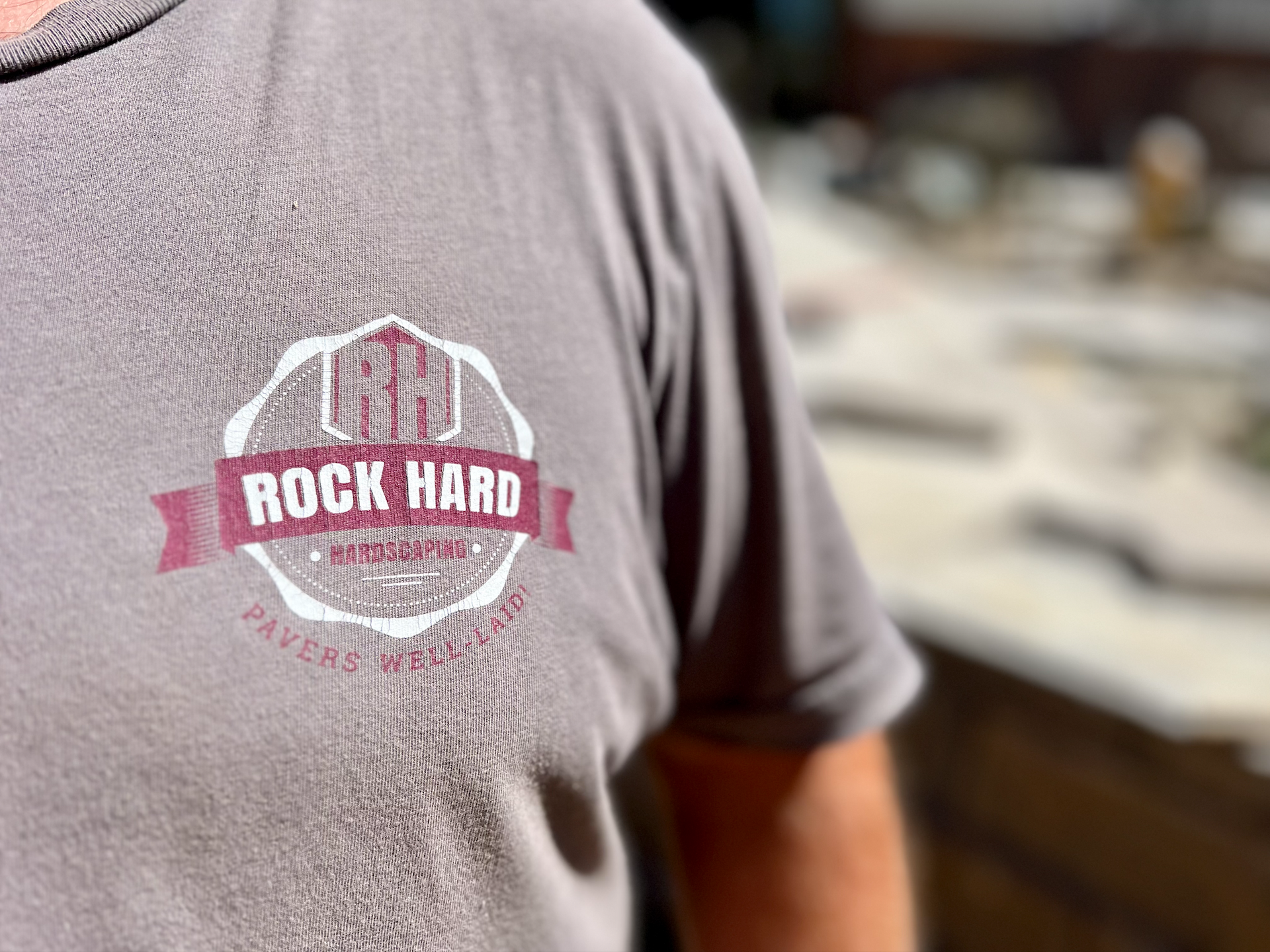 Gray t-shirt with 