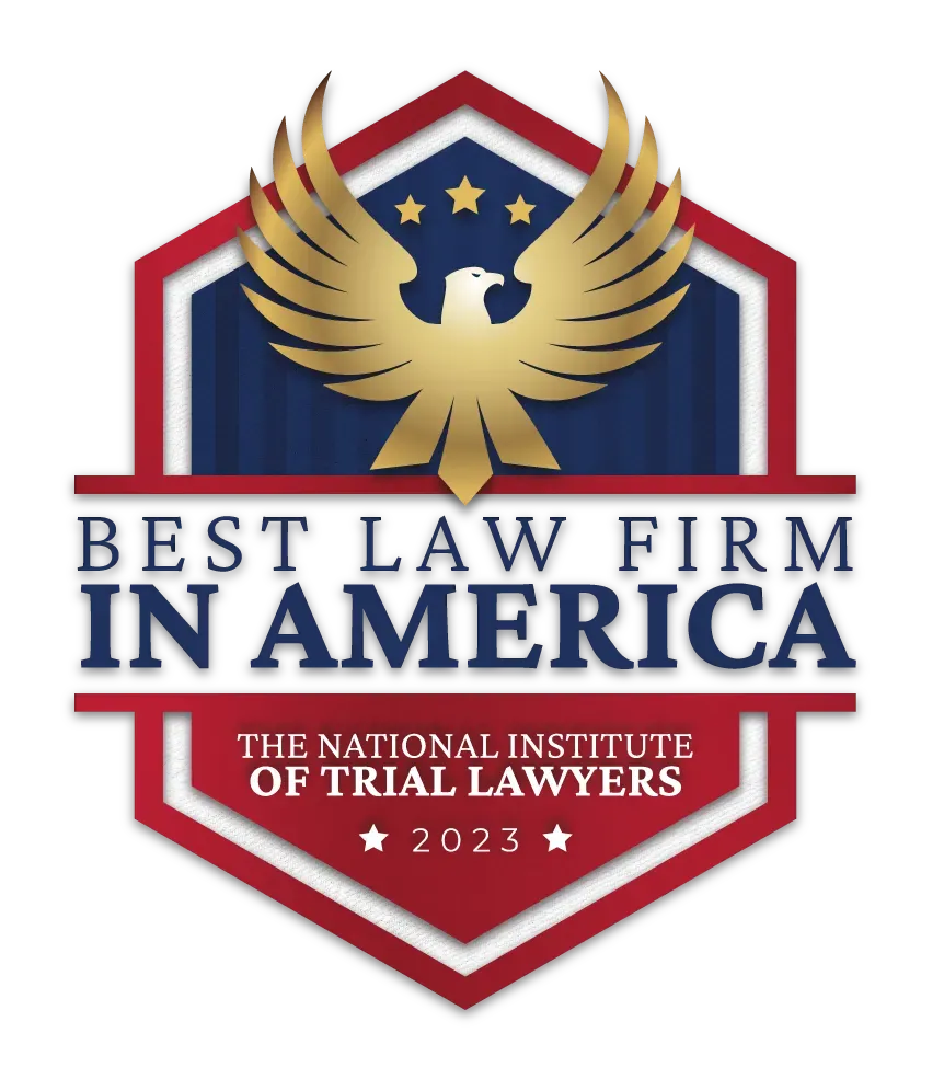 A logo for the National Institute of Trial Lawyers.