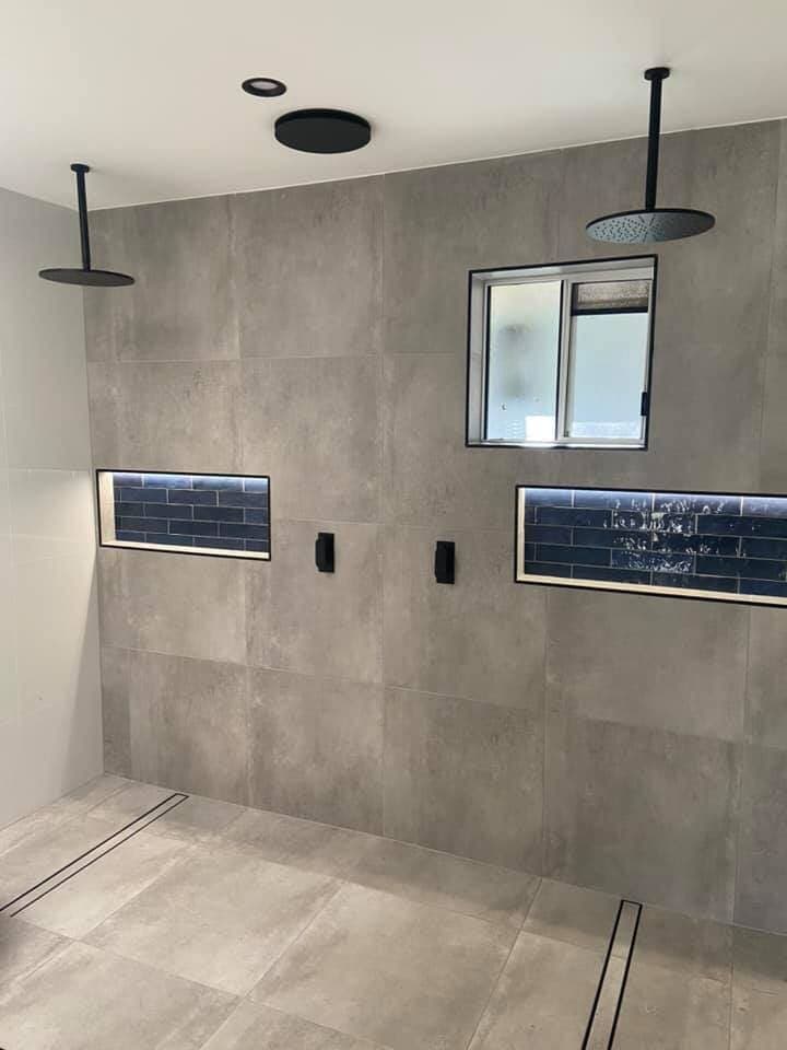 Remodelled Bathroom Shower — Rossi Plumbing in Gold Coast, QLD