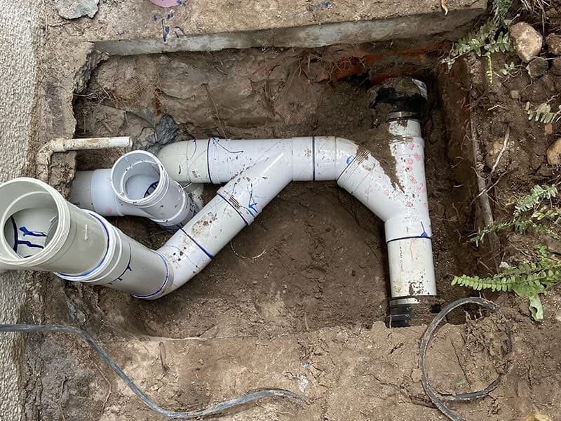 Excavated Pit for Pipeline — Rossi Plumbing in Gold Coast, QLD