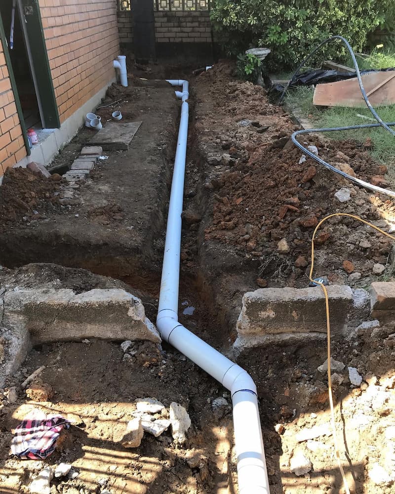 Pipe Laying in Residential House — Rossi Plumbing in Gold Coast, QLD