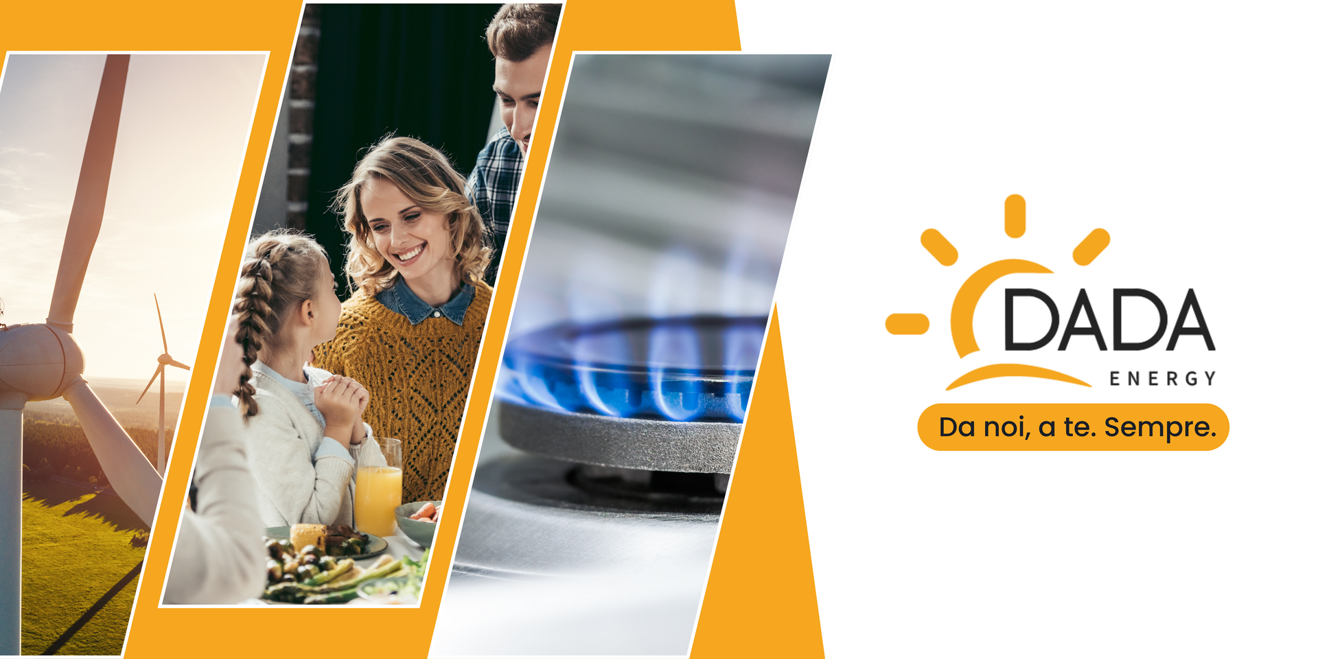 Benvenuto in DADA ENERGY: l'energia semplice e trasparente. Team DADA ENERGY - Consulenti esperti per offerte luce e gas casa e business