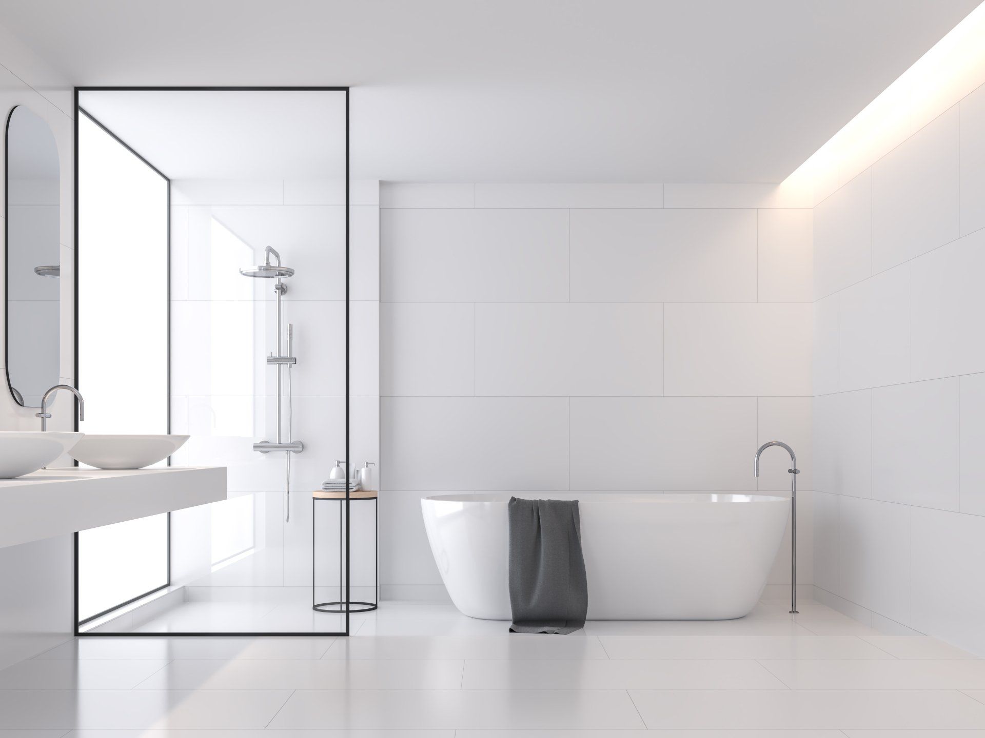 a modern type of bathroom
