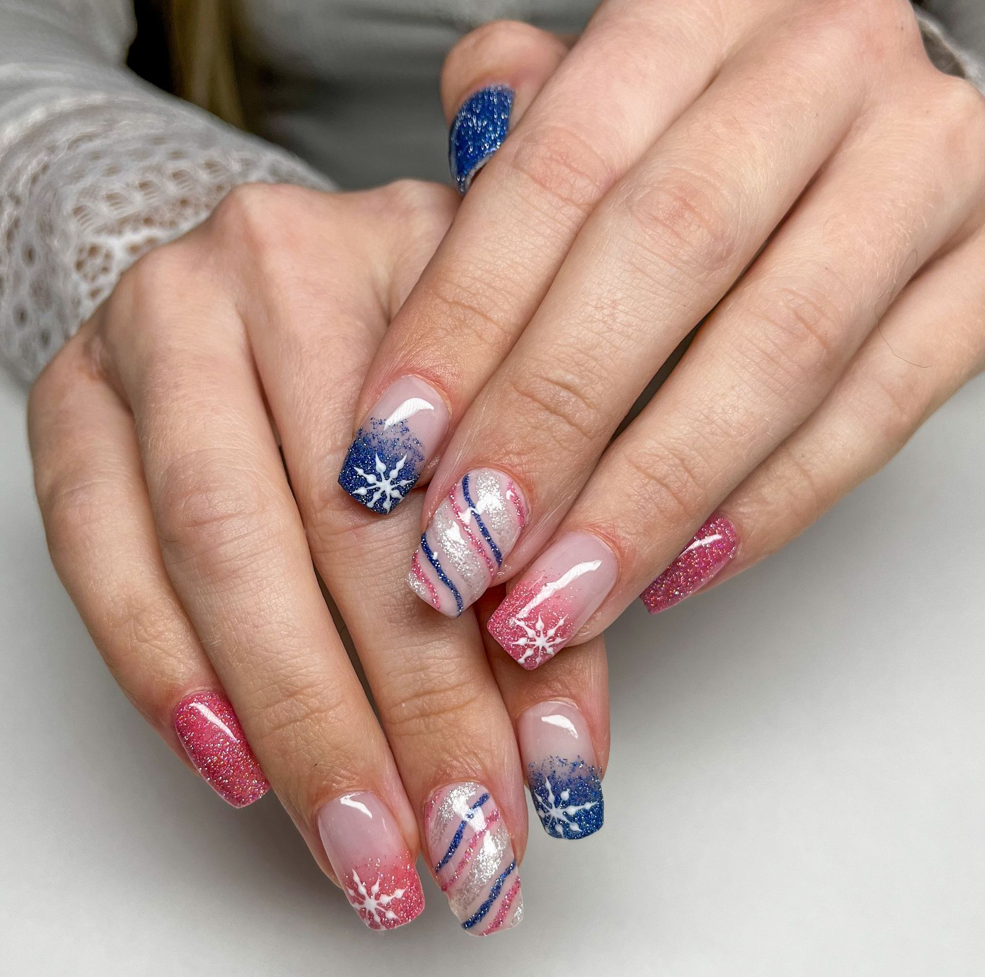 christmas nailart