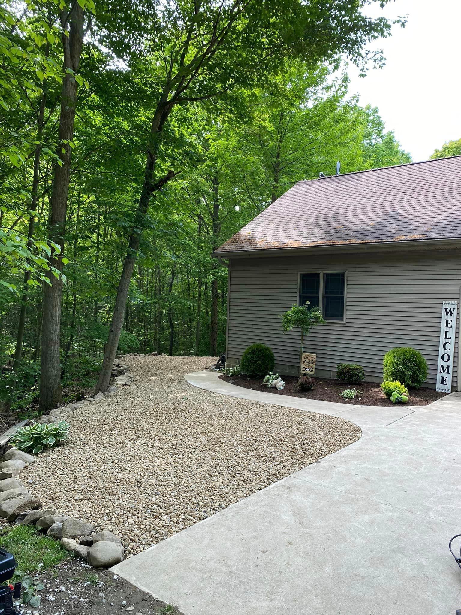 Front House Backyard Walkway — Erie, PA — Saldana Services LLC