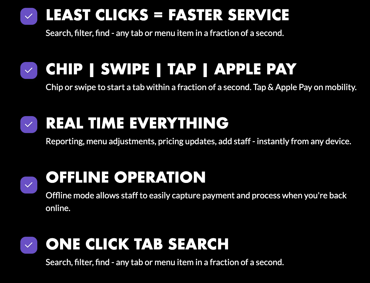 point of sale for bars in columbus
